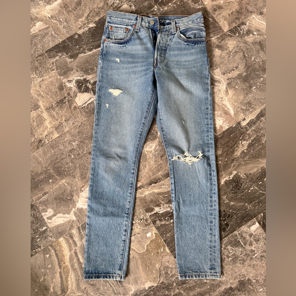 Levis 501 skinny jeans